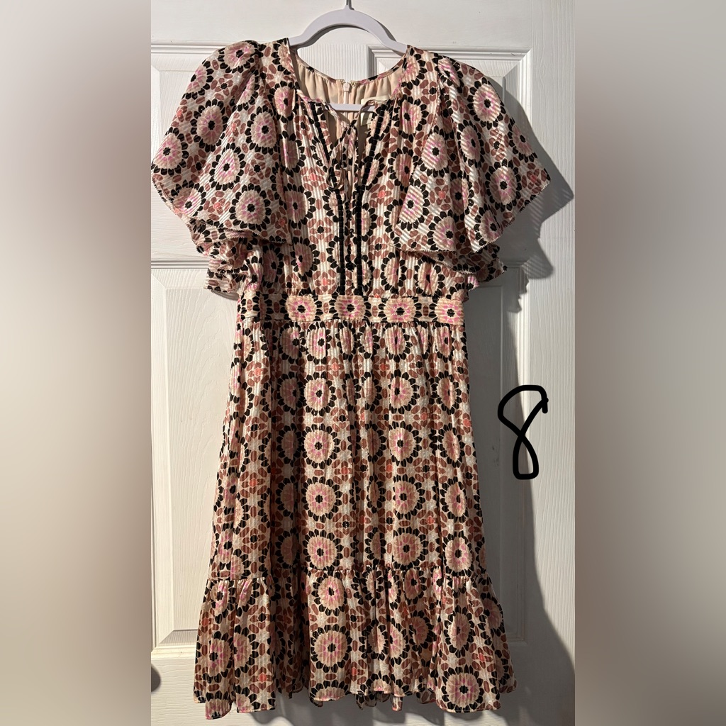 Kate Spade Palm Springs Mosaic Tile Dress